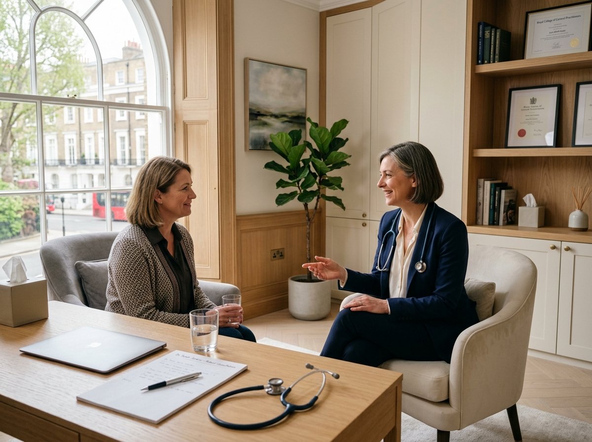 Caring unhurried GP consultation at Well Age Clinic